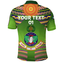 Custom Fiji Vuci Rugby Club Polo Shirt Creative Style Green, Custom Text And Number LT8 - Wonder Print Shop