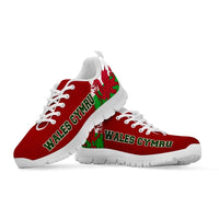Wales Cymru Athletic Sneakers Black/White Versions - Wonder Print Shop