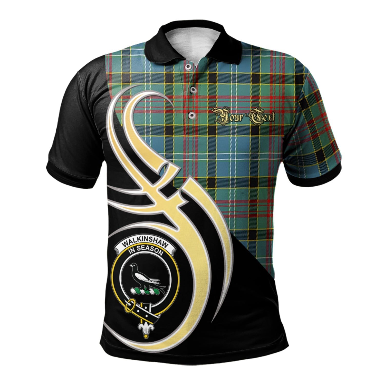 scotland-walkinshaw-clan-crest-tartan-believe-in-me-polo-shirt