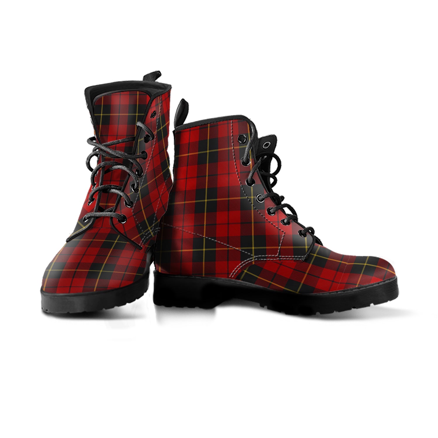scottish-wallace-clan-tartan-leather-boots