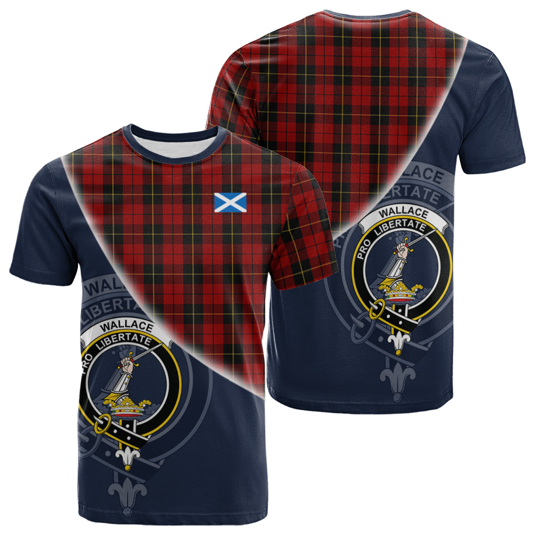 scottish-wallace-clan-crest-tartan-scotland-flag-half-style-t-shirt