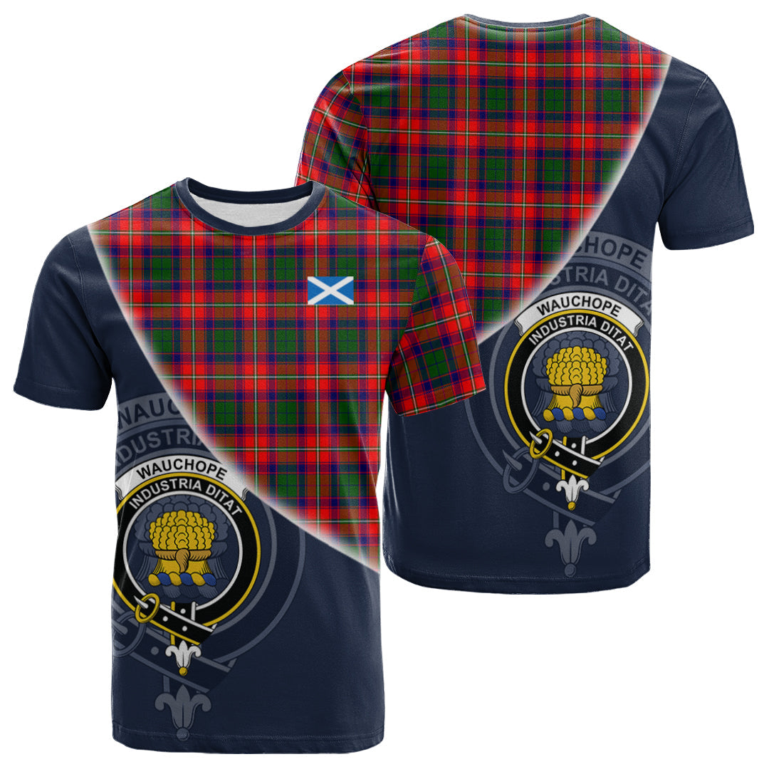 scottish-wauchope-clan-crest-tartan-scotland-flag-half-style-t-shirt