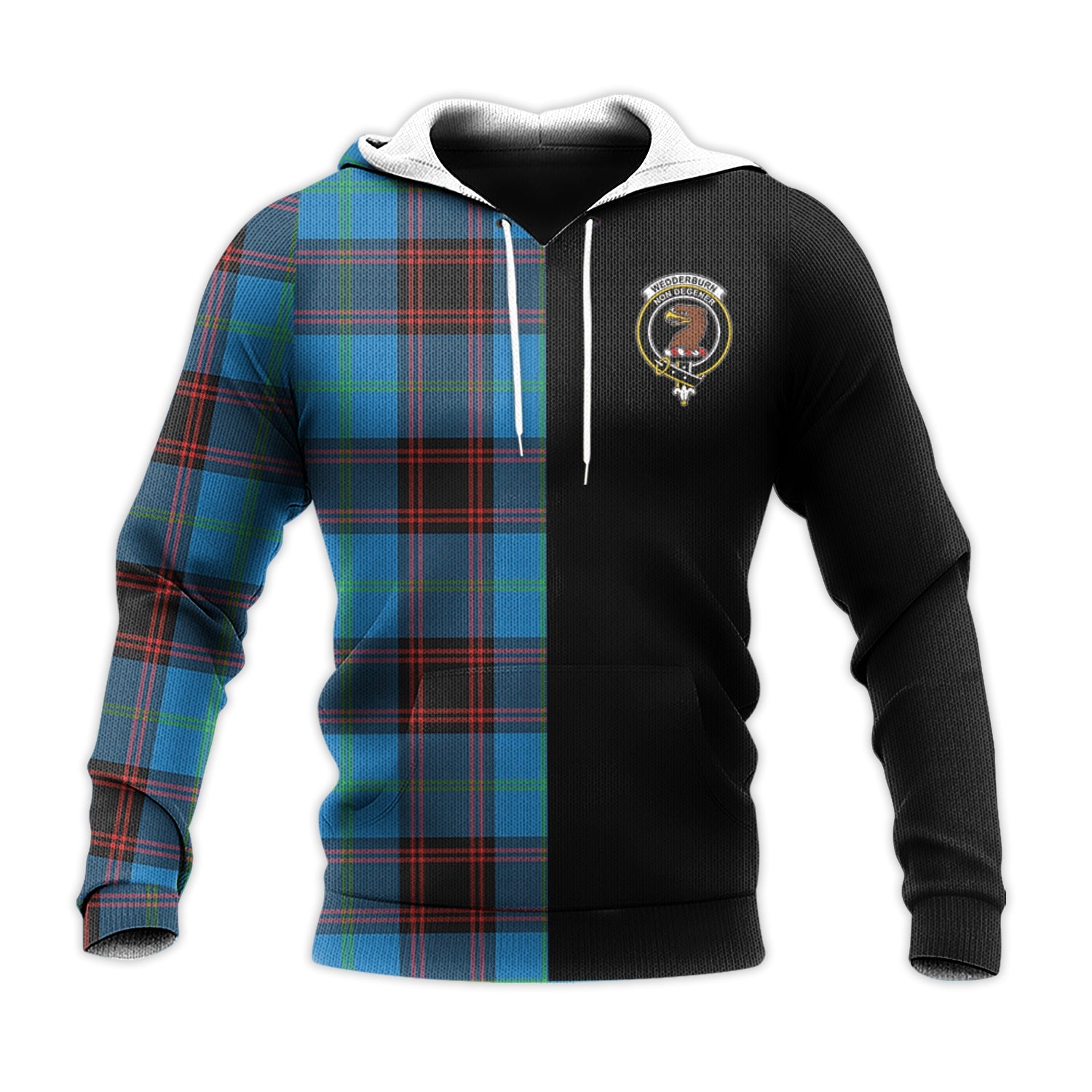 scottish-wedderburn-clan-crest-tartan-personalize-half-hoodie