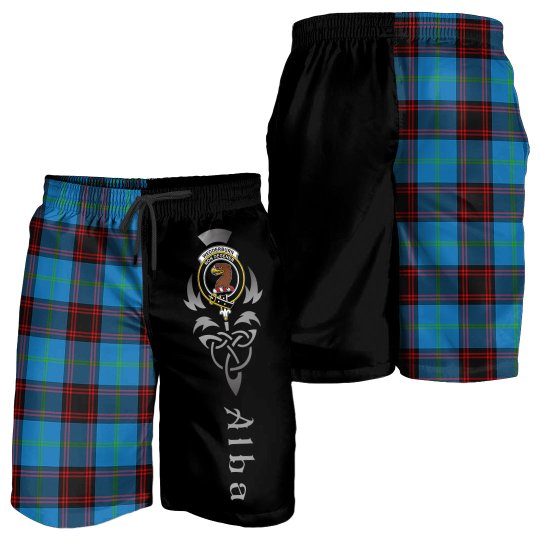 scottish-wedderburn-clan-crest-alba-celtic-tartan-men-shorts