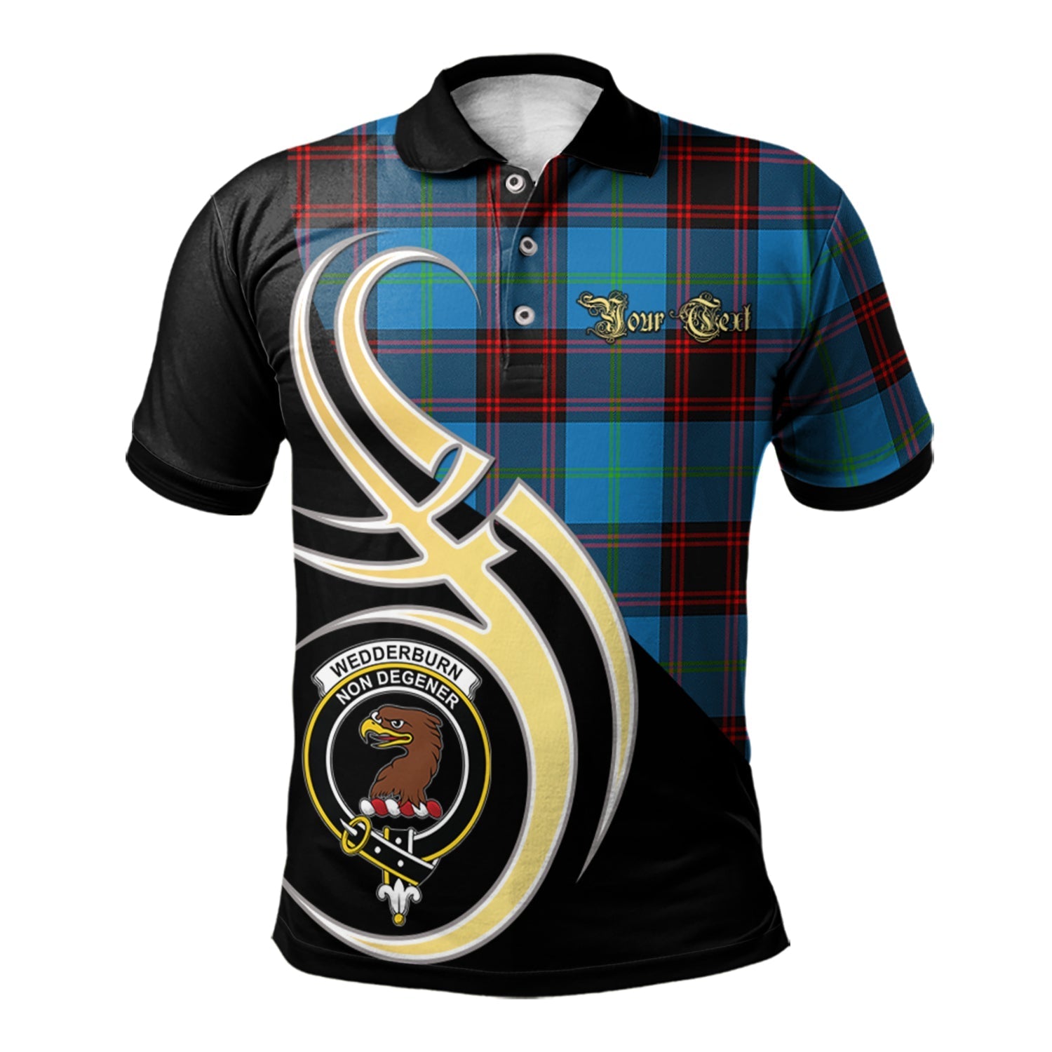 scotland-wedderburn-clan-crest-tartan-believe-in-me-polo-shirt