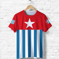 West Papua T Shirt Morning Star Flag Lt4 - Wonder Print Shop