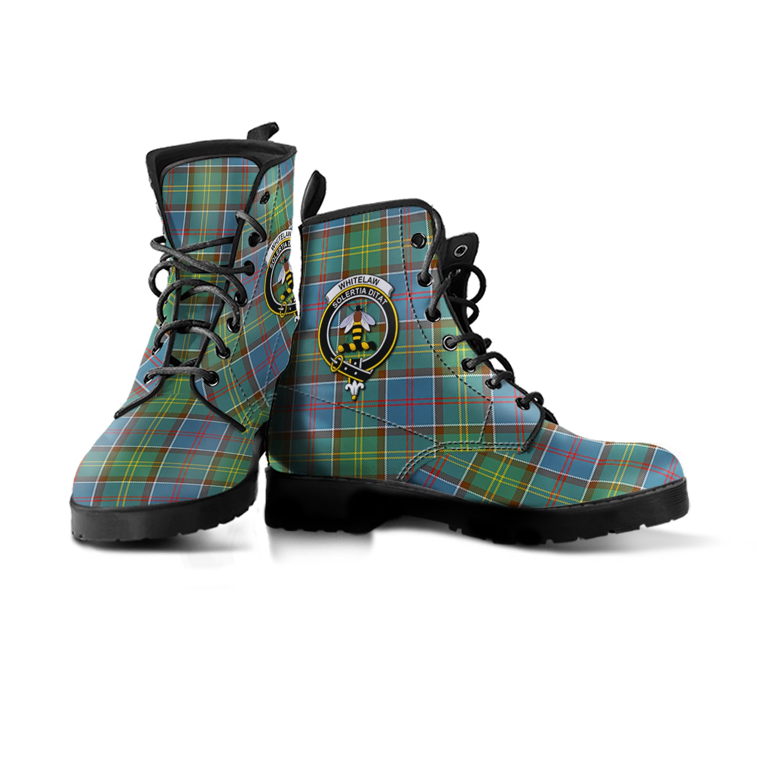 scottish-whitelaw-clan-crest-tartan-leather-boots