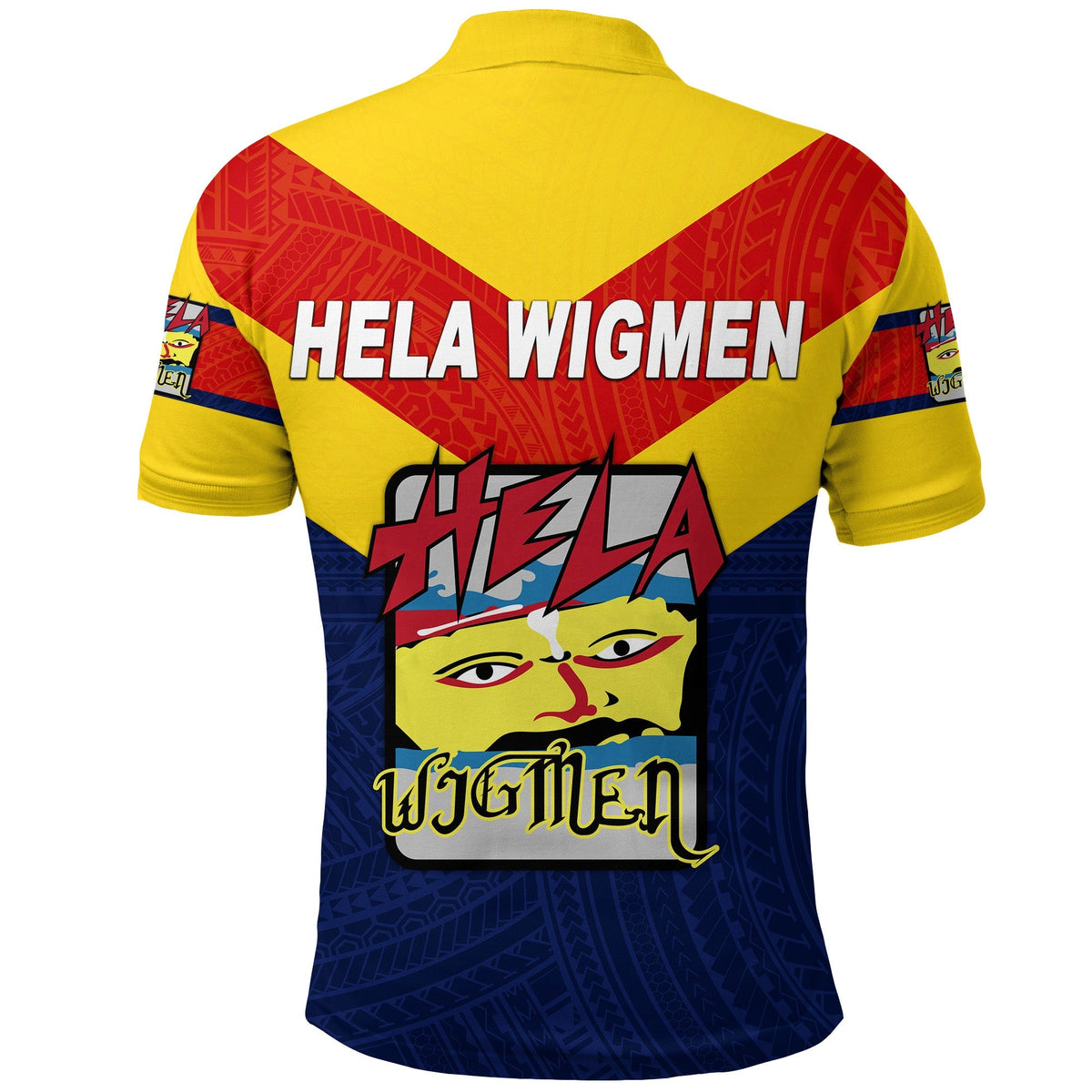 Papua New Guinea Hela Wigmen Polo Shirt Rugby Simple Style LT8 - Wonder Print Shop
