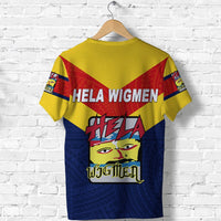 Papua New Guinea Hela Wigmen T Shirt Rugby Simple Style LT8 - Wonder Print Shop