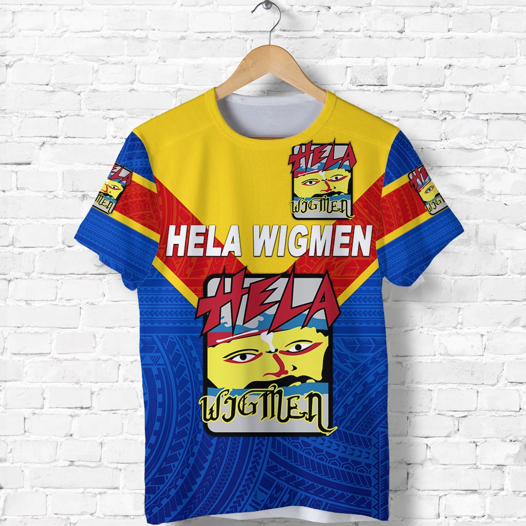 Custom Papua New Guinea Hela Wigmen T Shirt Rugby Original Style, Custom Text And Number LT8 - Wonder Print Shop