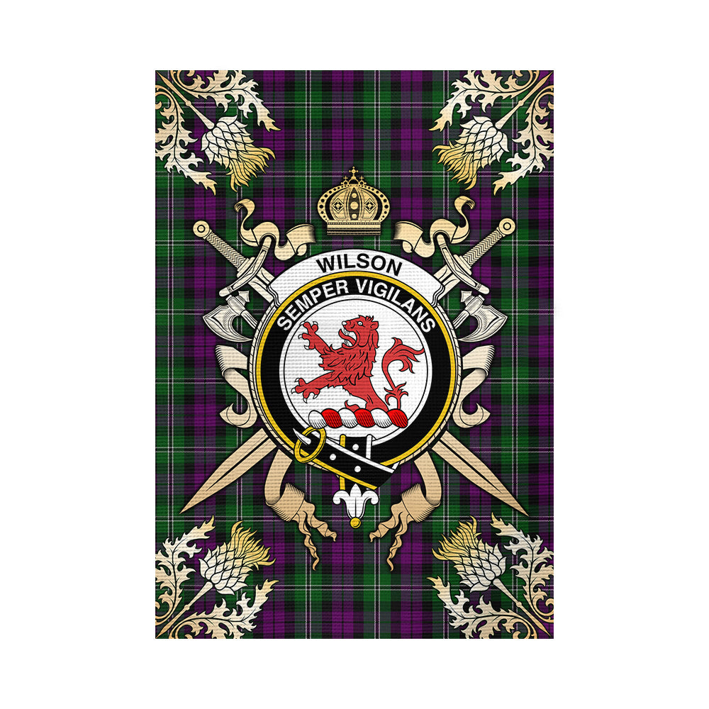 scottish-wilson-clan-crest-gold-courage-sword-tartan-garden-flag