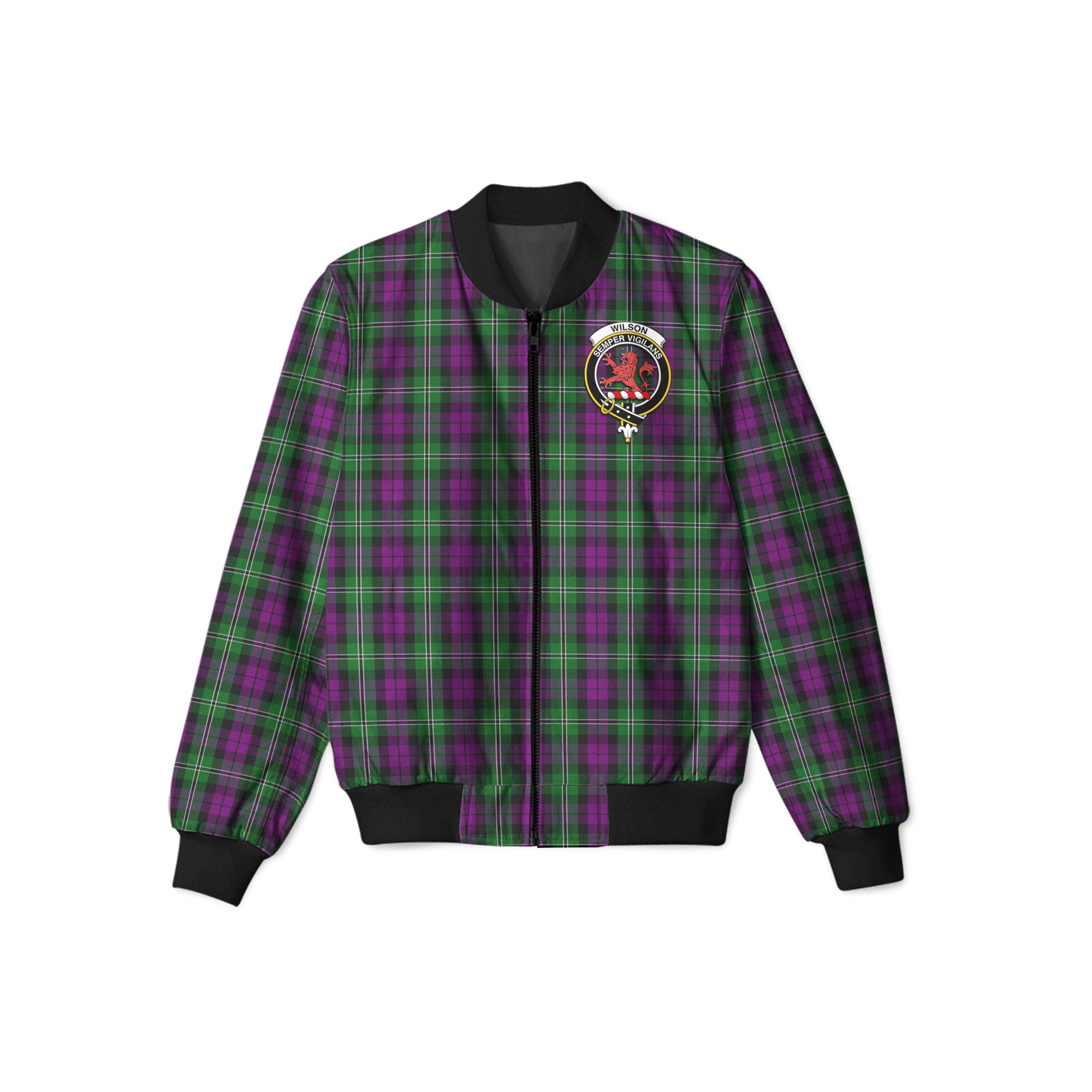 scottish-wilson-clan-crest-tartan-bomber-jacket