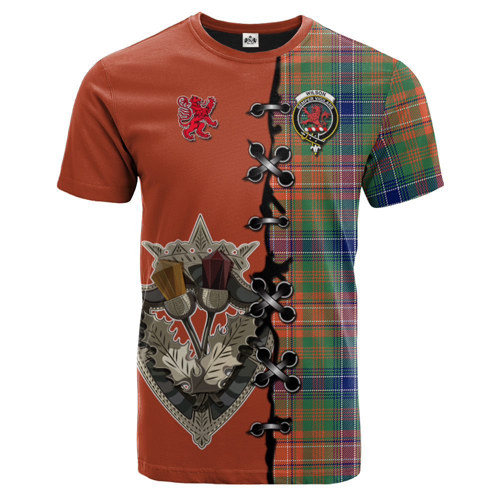 scottish-wilson-ancient-clan-crest-tartan-lion-rampant-and-celtic-thistle-t-shirt