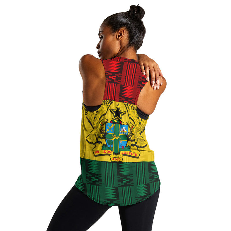 Ghana Flag Mix Patterns Women Tank Top LT6 - Wonder Print Shop
