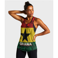 Ghana Flag Mix Patterns Women Tank Top LT6 - Wonder Print Shop