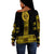 Eritrea Women Off Shoulder Sweater Fancy Simple Tibeb Style - Black LT8 - Wonder Print Shop
