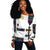 (Custom Personalised) Eritrea Women Off Shoulder Sweater Fancy Simple Tibeb Style - Flag Style LT8 - Wonder Print Shop