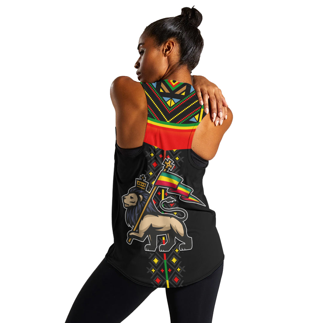 Ethiopia Women Racerback Tanks Reggae Style No.2 LT6 - Wonder Print Shop