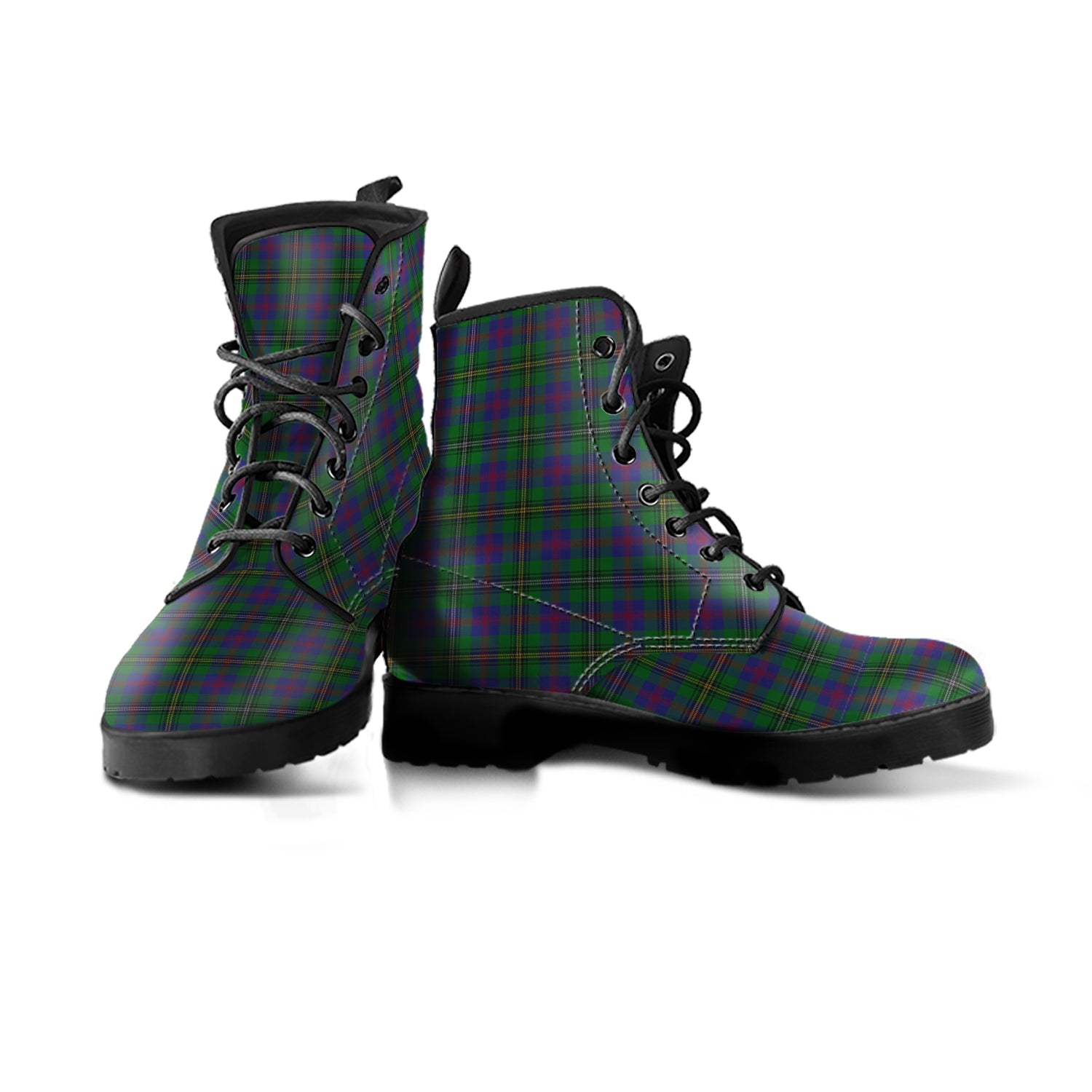scottish-wood-clan-tartan-leather-boots