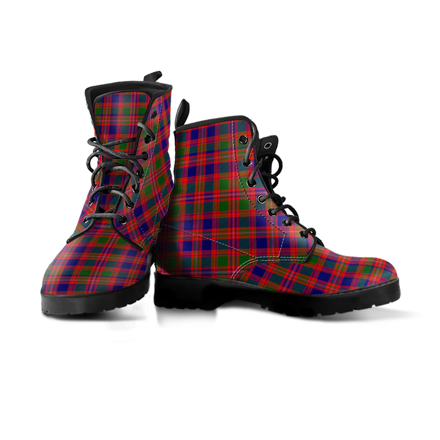 scottish-wright-clan-tartan-leather-boots