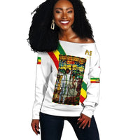 Adwa Victory Ethiopian Off Shoulder Sweater LT10 - Wonder Print Shop