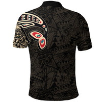 Canada Haida Killer Whale Polo Shirt - Wonder Print Shop