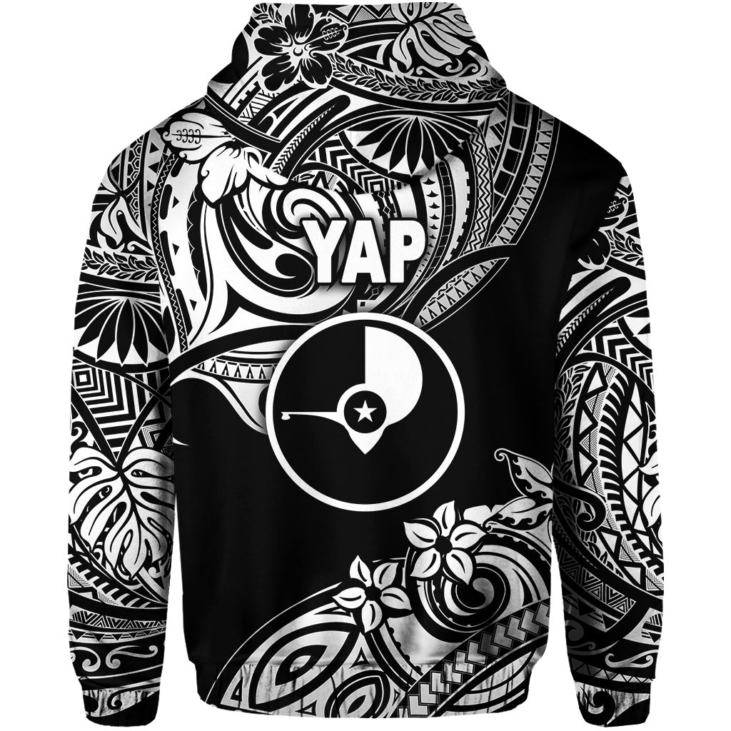 FSM Yap Zip Hoodie Unique Vibes Black LT8 - Wonder Print Shop