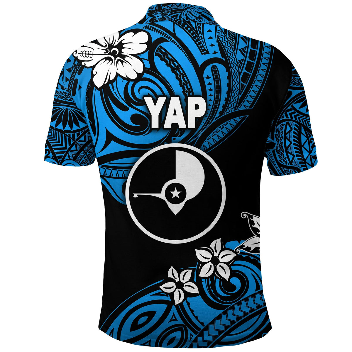 FSM Yap Polo Shirt Unique Vibes Blue LT8 - Wonder Print Shop