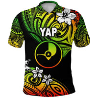 Custom FSM Yap Polo Shirt Unique Vibes Reggae LT8 - Wonder Print Shop
