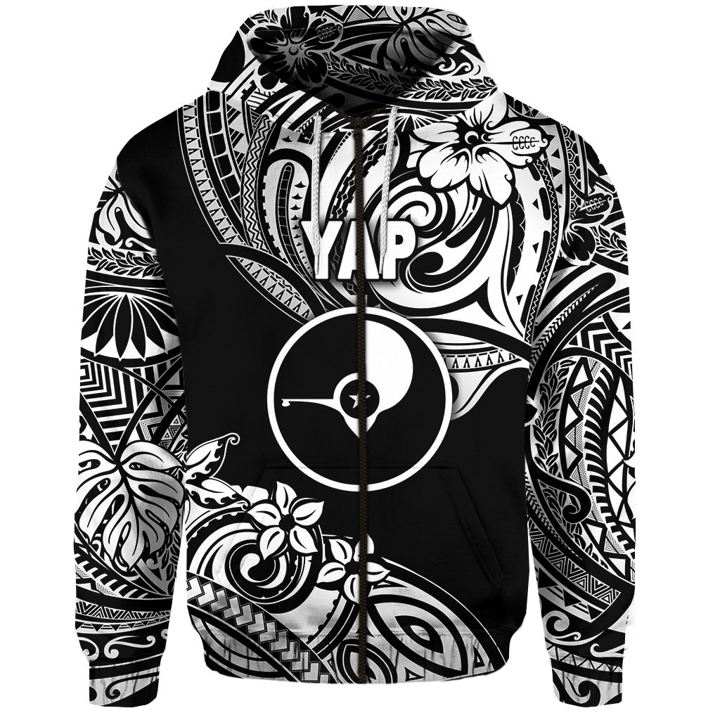 Custom FSM Yap Zip Hoodie Unique Vibes Black LT8 - Wonder Print Shop