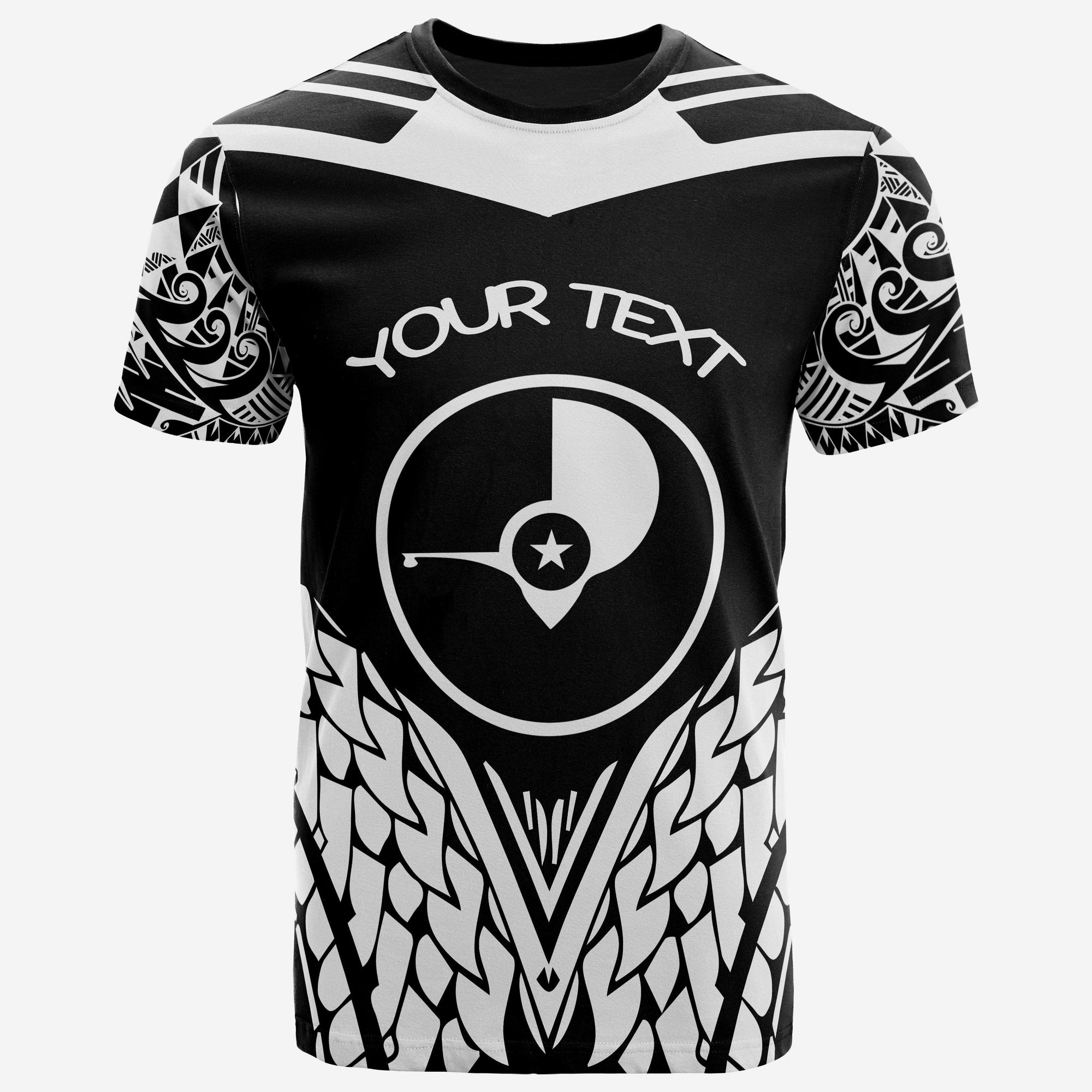 yap-custom-personalised-t-shirt-unique-eagle-feather-texture-black-white