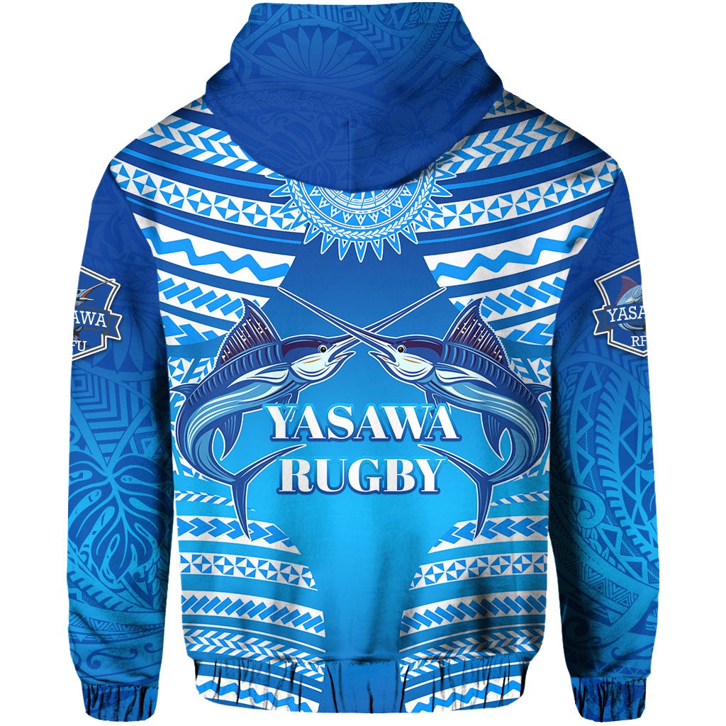 Custom Fiji Yasawa Rugby Union Zip Hoodie Creative Style LT8 - Wonder Print Shop