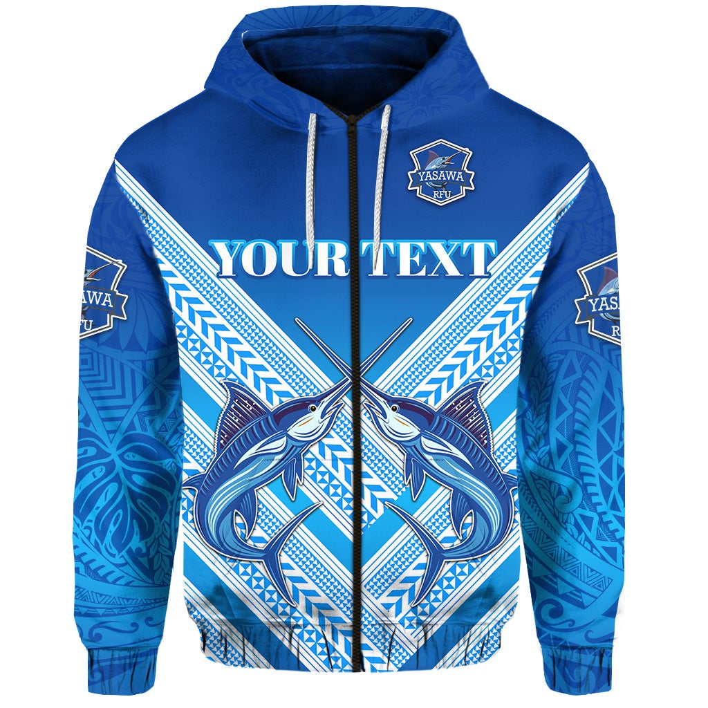 Custom Fiji Yasawa Rugby Union Zip Hoodie Creative Style LT8 - Wonder Print Shop