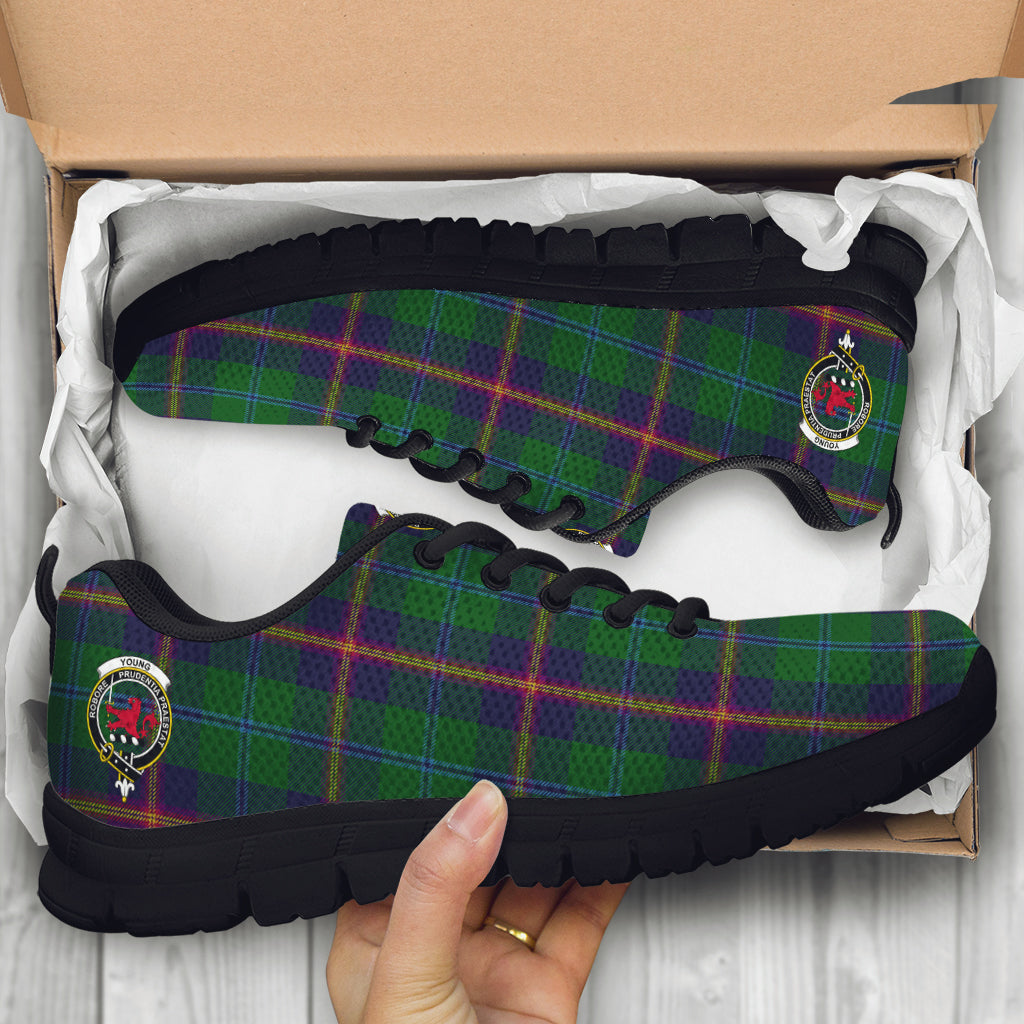 scottish-young-clan-crest-tartan-sneakers