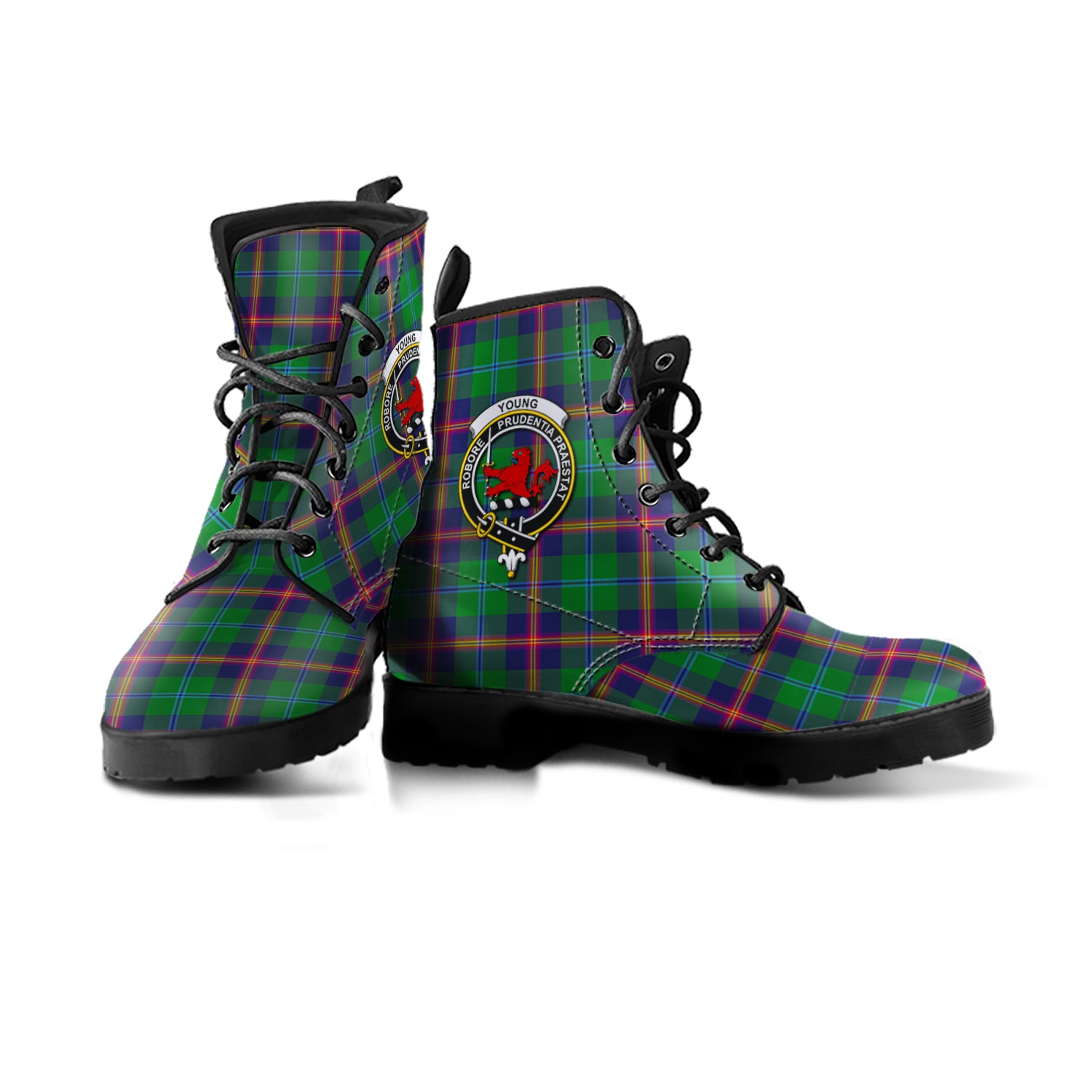 scottish-young-modern-clan-crest-tartan-leather-boots