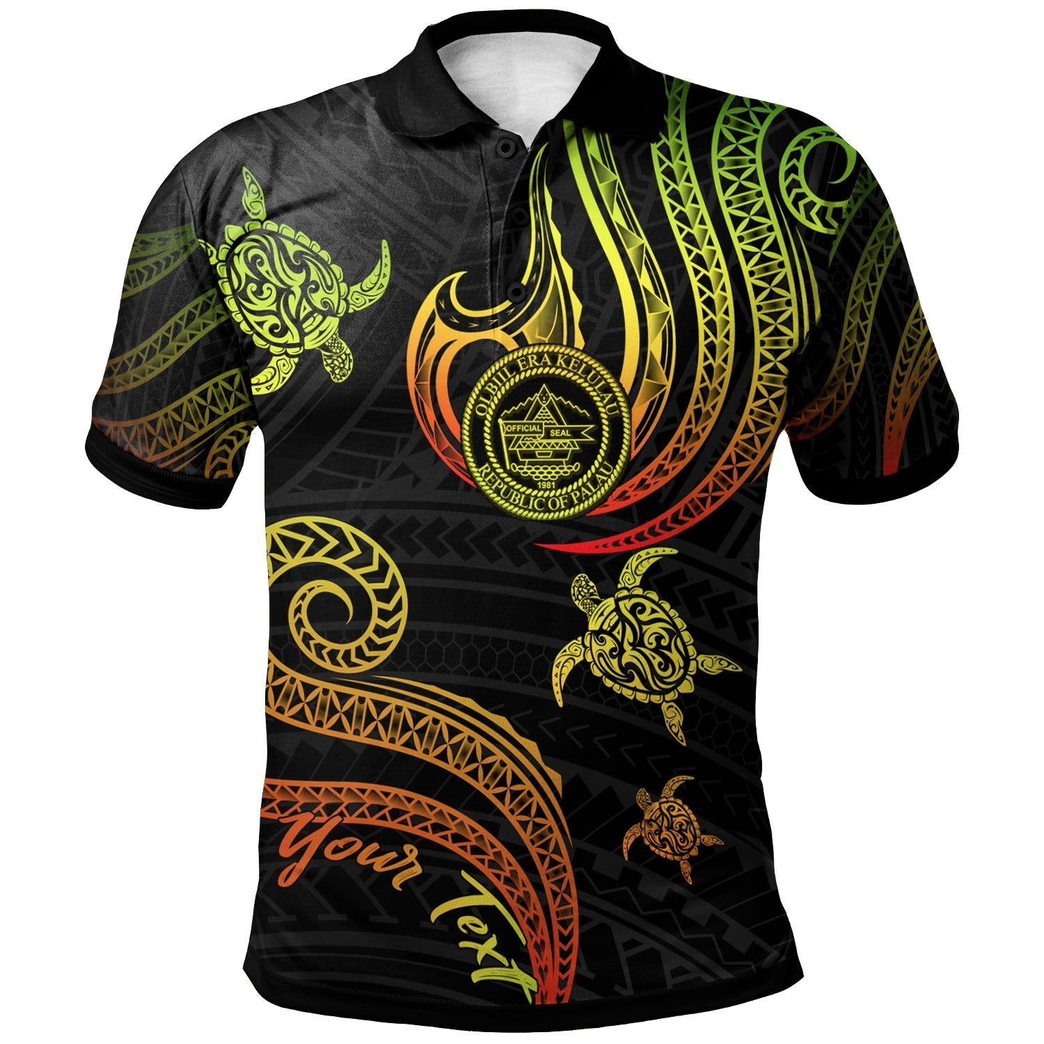 palau-personalised-custom-polo-shirt-polynesian-turtle-with-pattern-reggae