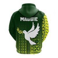 (MAGGIE) Tailevu Rugby Fiji Hoodie Go Green LT4 - Wonder Print Shop