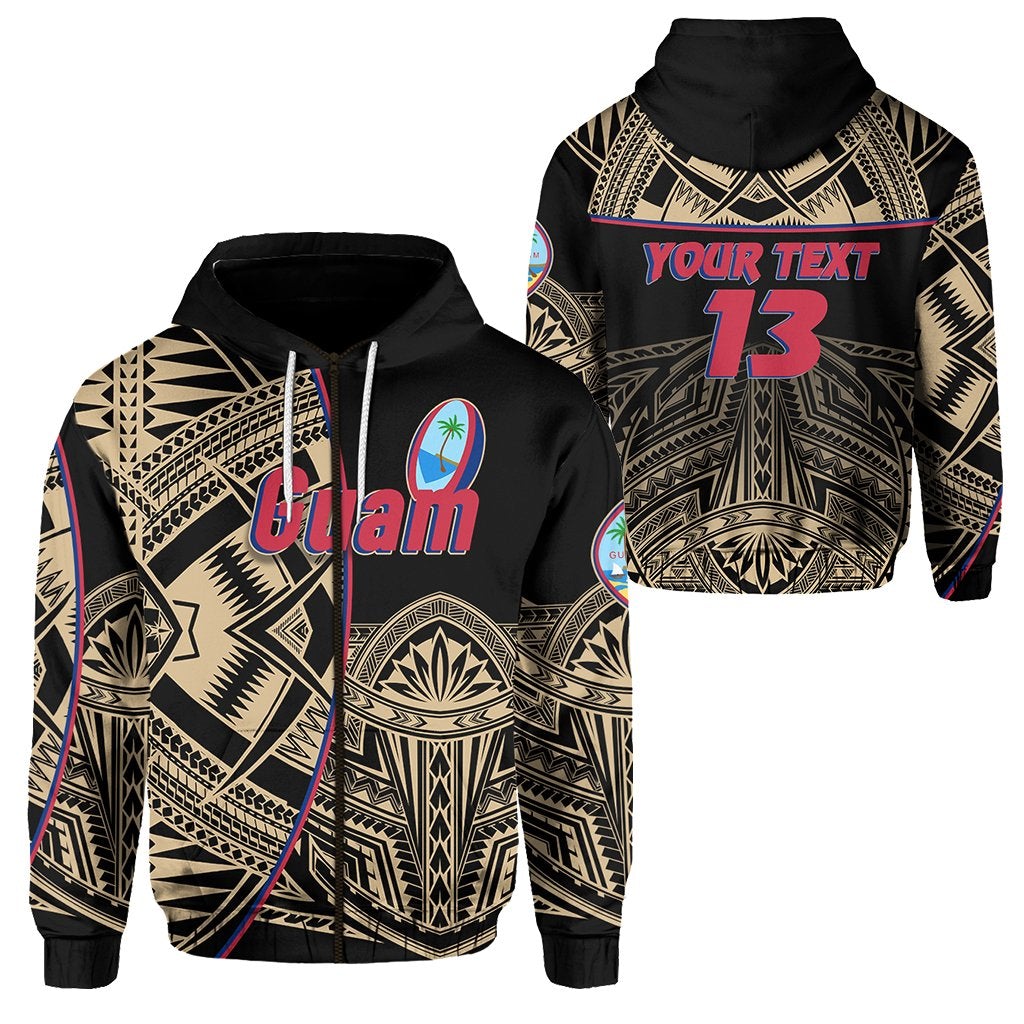 custom-personalised-guam-rugby-zip-hoodie-impressive-version-golden-custom-text-and-number