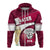 Custom Qatar Football 2022 Hoodie Basic Style LT6 - Wonder Print Shop