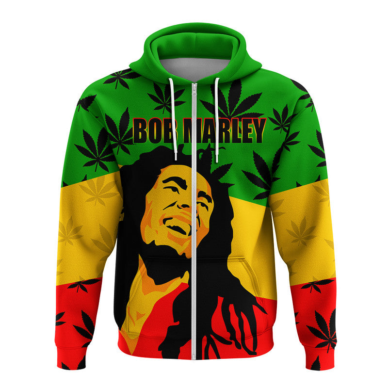 Custom Legend Bob Hoodie Reggae Style LT6 - Wonder Print Shop