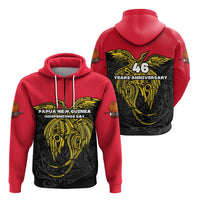 Papua New Guinea Zip Hoodie Independence Day Simple Style LT16 - Wonder Print Shop