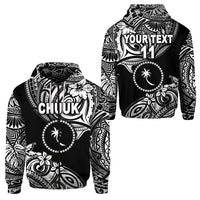 Custom FSM Chuuk Zip Hoodie Unique Vibes Black LT8 - Wonder Print Shop
