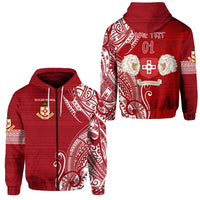 Custom Kolisi Tonga Mate Maa Tonga Zip Hoodie Laione Ashburton Old Boys, Custom Text And Number LT8 - Wonder Print Shop
