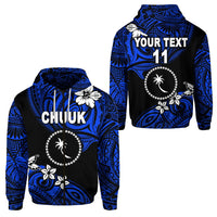 Custom FSM Chuuk Zip Hoodie Unique Vibes Blue LT8 - Wonder Print Shop