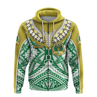 Custom Saineha Tonga Zip Hoodie Polynesian Sport Style Special Class of LT16 - Wonder Print Shop