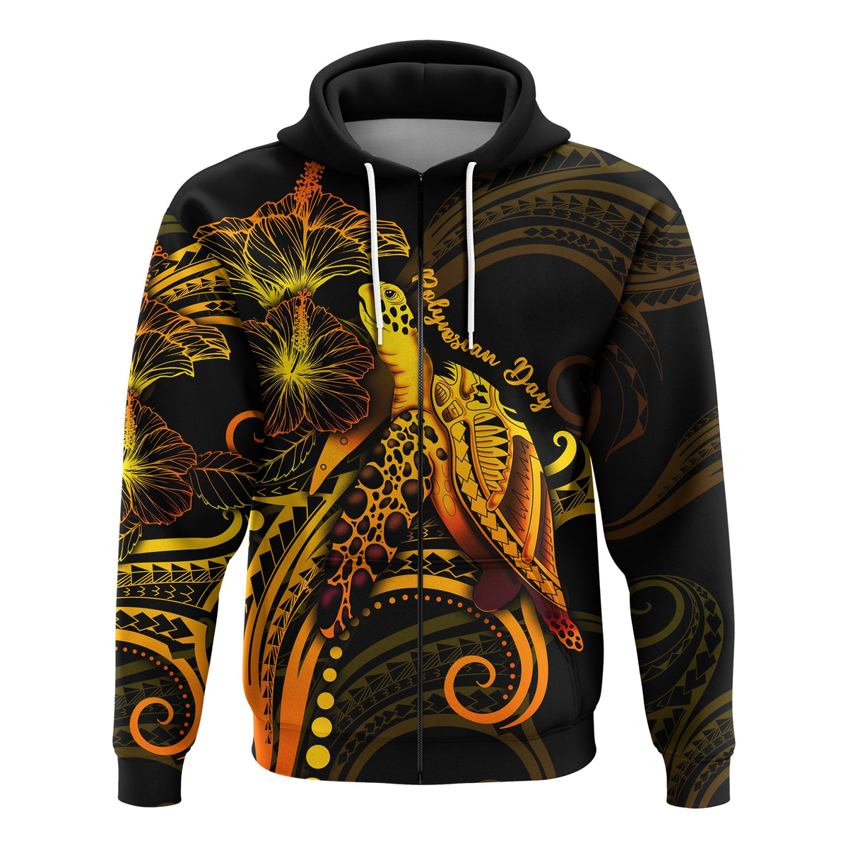 Custom Polynesian Day Zip Hoodie Special Style LT16 - Wonder Print Shop
