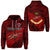 Custom Fiji Rewa Rugby Union Zip Hoodie Special Version Red NO.1 LT8 - Wonder Print Shop