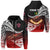 Custom Fiji Rewa Rugby Union Zip Hoodie Unique Version Red LT8 - Wonder Print Shop