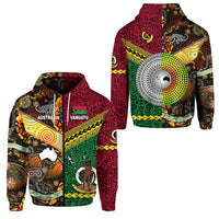 Vanuatu Australia Zip Hoodie Together LT8 - Wonder Print Shop