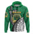 Custom Saineha Tonga Zip Hoodie Polynesian Style Special Class of LT16 - Wonder Print Shop